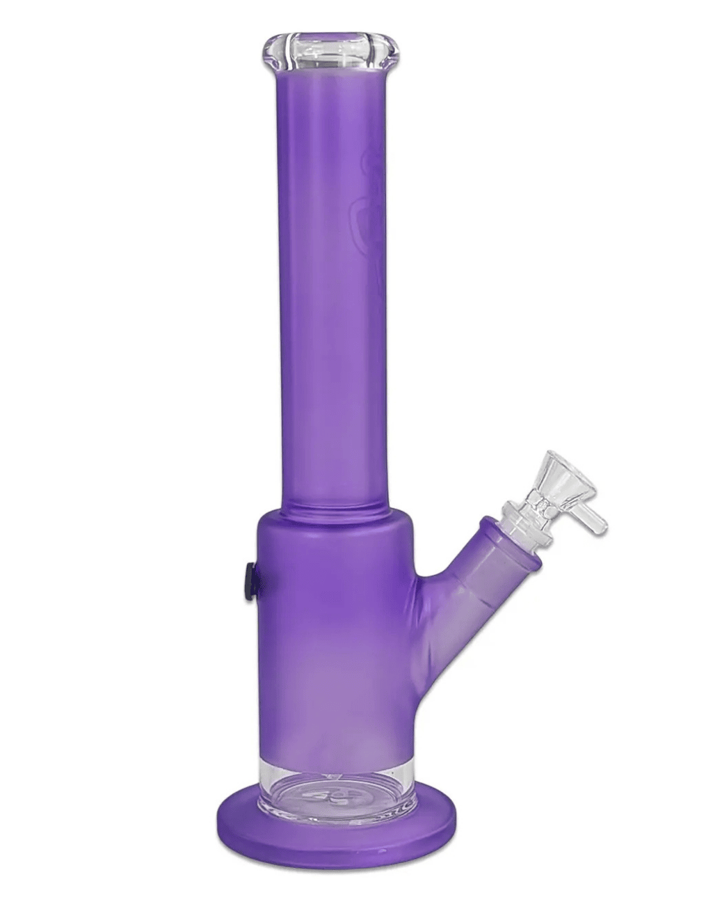 Nahaufnahme des Wheelpercolators in der Bong Bright Purple für kühlen und sauberen Rauch