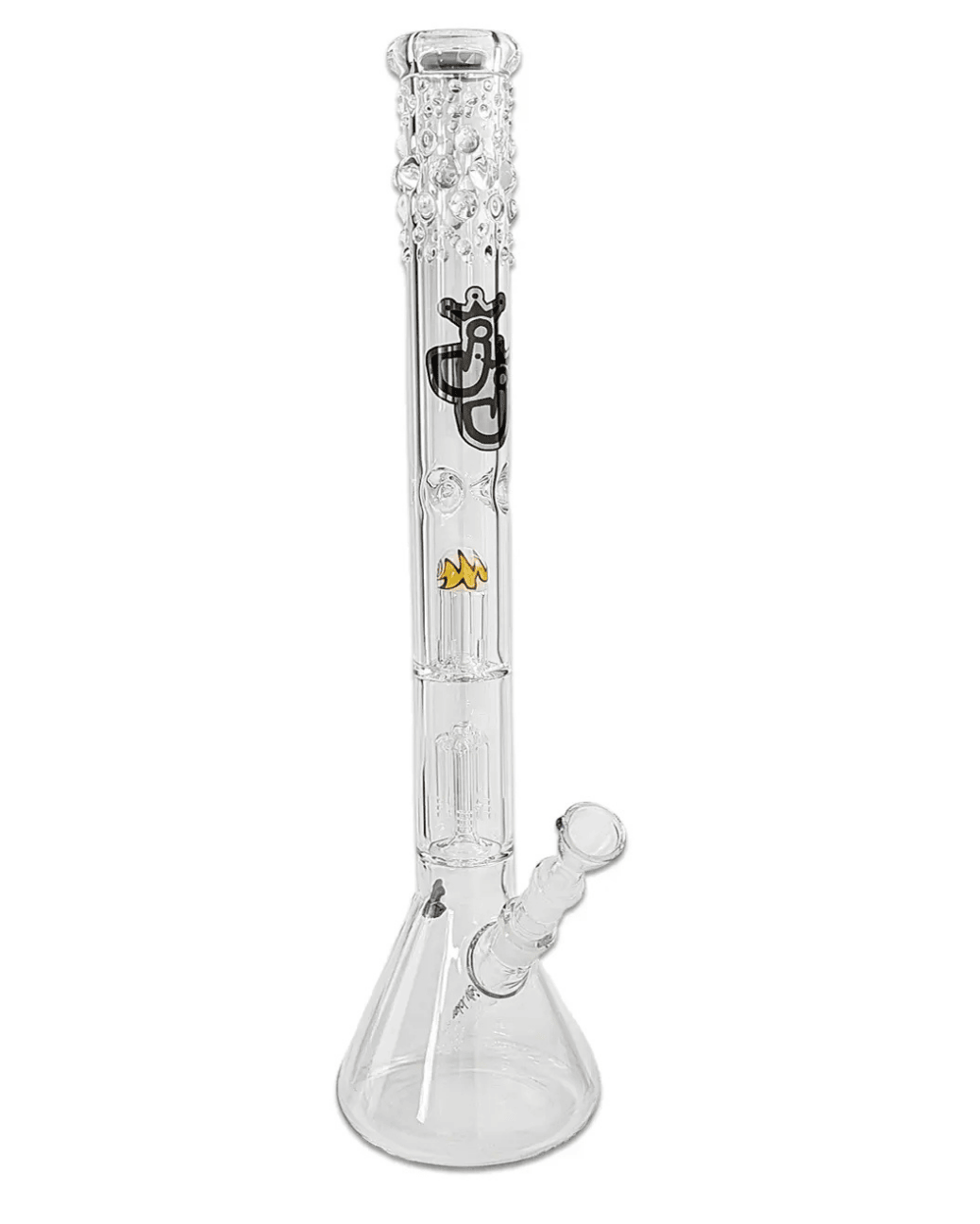 Gesamtansicht der Bong Bustamit Uranus mit 55 cm Höhe aus 7 mm Borosilikatglas