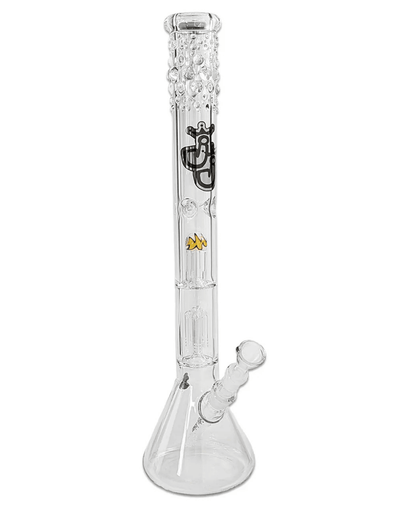 Gesamtansicht der Bong Bustamit Uranus mit 55 cm Höhe aus 7 mm Borosilikatglas