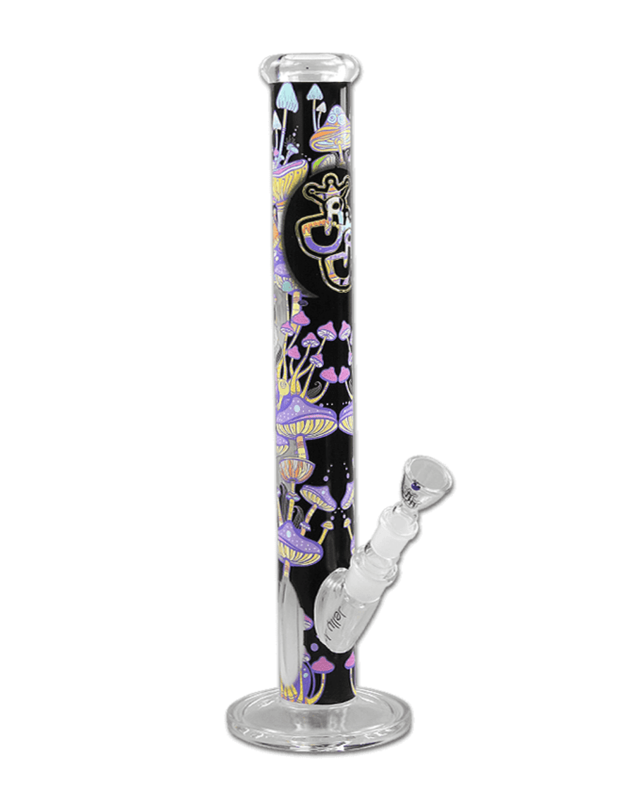 Gesamtansicht der Bong Colour Mushroom mit 45 cm Höhe und einzigartigem Design.