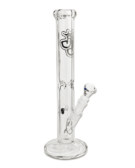 Seitenansicht der Bong Grace von Jelly Joker mit 40 cm Höhe und sechseckiger Form.