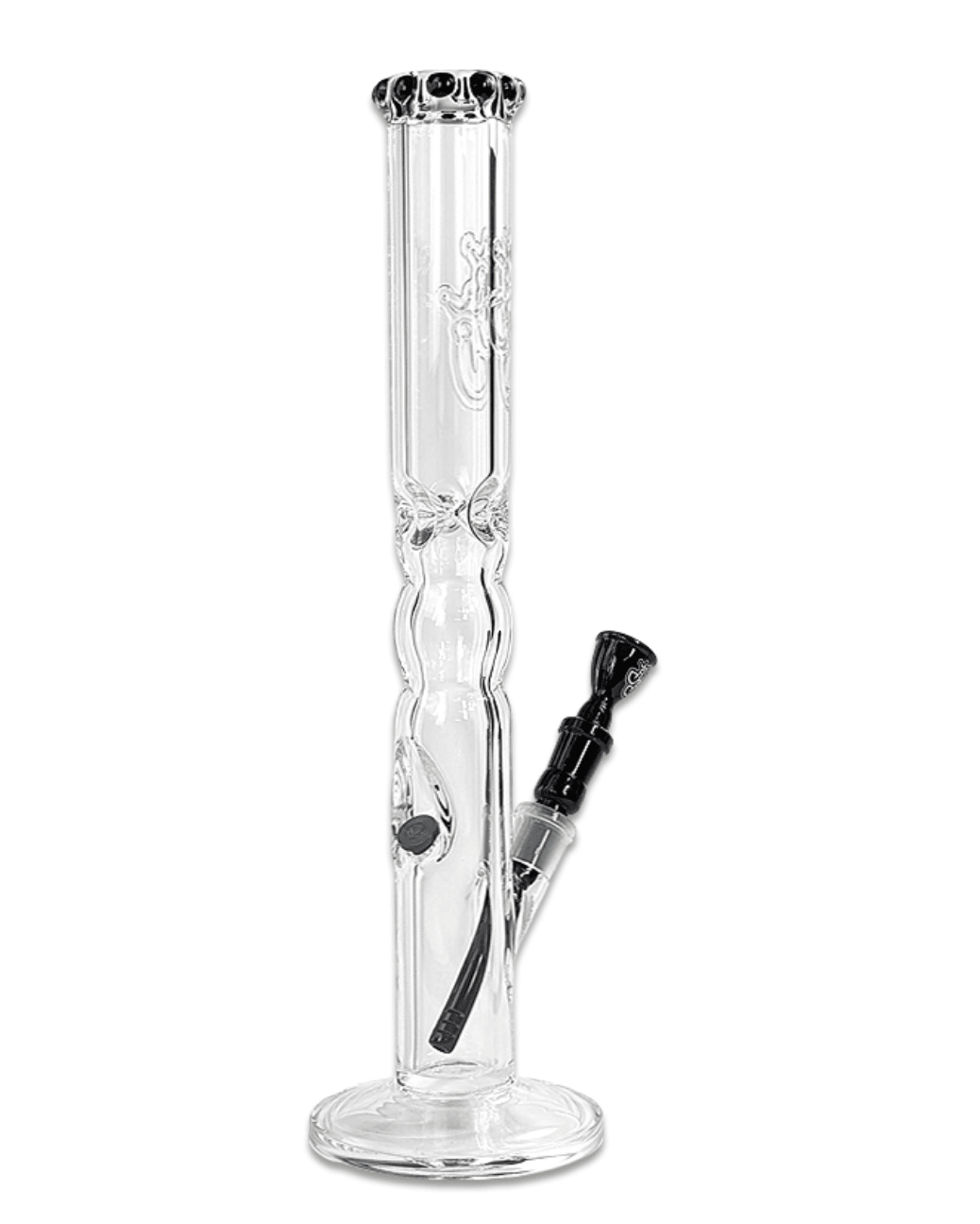 Detailaufnahme des 18,8 mm Schlitz-Diffusor-Stecksystems der Bong 'Marokit' für perfekte Rauchverwirbelung