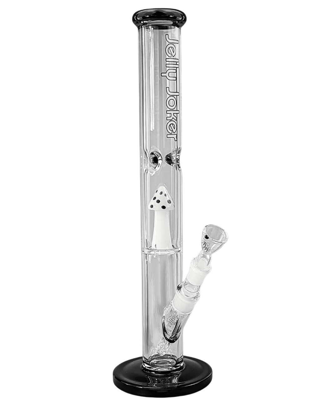 Gesamtansicht der Bong 'Steamer' mit Pilzdesign und 45 cm Höhe aus 7 mm Borosilikatglas