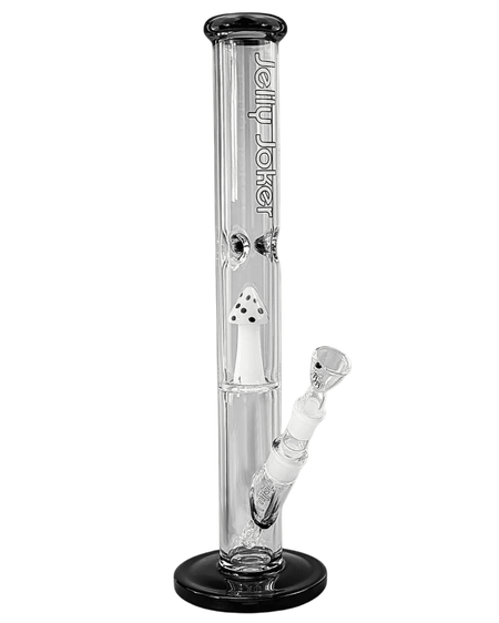 Gesamtansicht der Bong 'Steamer' mit Pilzdesign und 45 cm Höhe aus 7 mm Borosilikatglas