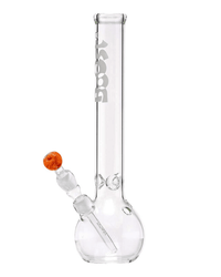 Gesamtansicht der Boost Bouncer Glasbong mit 41 cm Höhe und robustem Borosilikatglas.