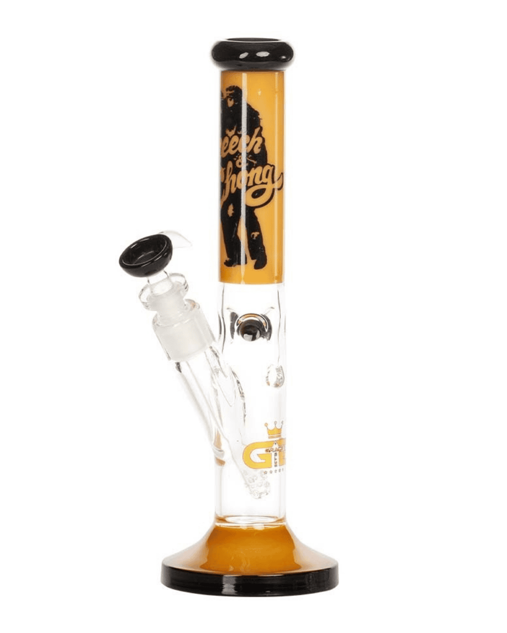 Bequemer Mundstückring der Cheech & Chong 'Peace' Glasbong für ein angenehmes Raucherlebnis.