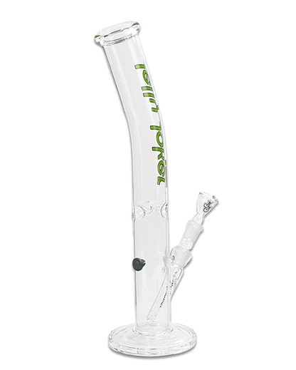 Geknickter Hals der Bong Greenline JJ-S-004 für komfortables Handling