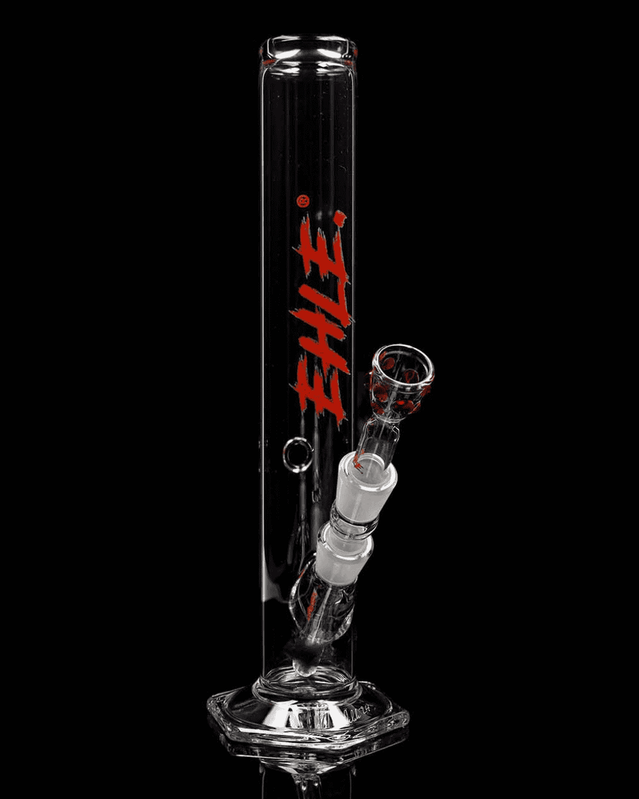 EHLE. Sonderedition RED SERIES Zylinderbong zum Rauchen von Kräutern. 