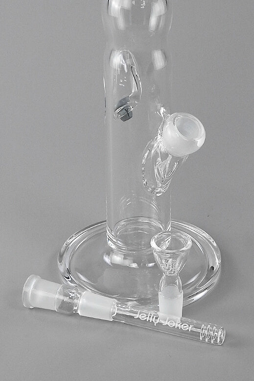 Eiskerben und 5 mm starkes Borosilikatglas – kühlender Komfort bei der Tender Bong