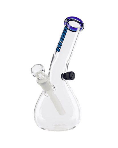 Flip Da Scripp Blue-Line Bong von Heisenberg mit einem (18.8 Schliff), mit Head und Chillum 