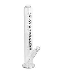 Frontansicht der Monster-Bong 2.0 aus Borosilikatglas mit 65 cm Höhe und 9 cm Durchmesser