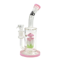 Pink Mushroom Percolator Bong