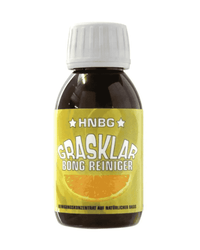 Ansicht der GRASKLAR Bong-Reiniger Flasche mit 100ml Inhalt