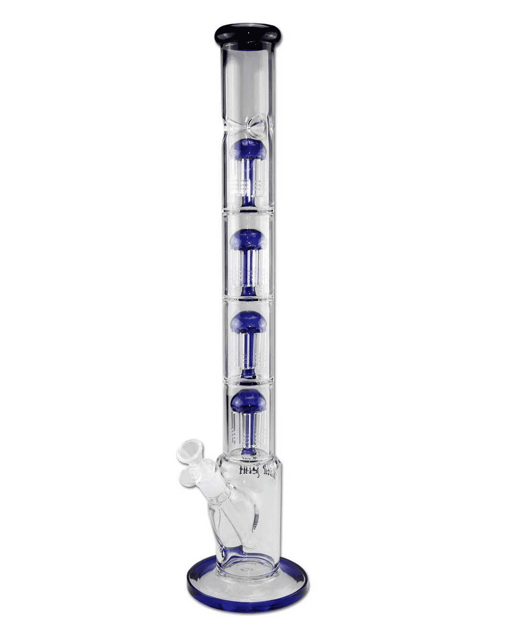 Gesamtansicht der BL The Skyscraper Icebong mit Schlitzdiffusor Chillum und Baumperkolator