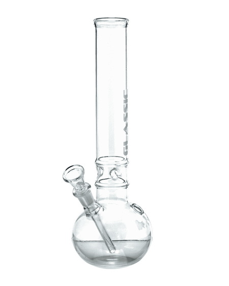 Gesamtansicht der Glassic Bouncer Glasbong mit 30 cm Höhe und 40 mm Durchmesser.