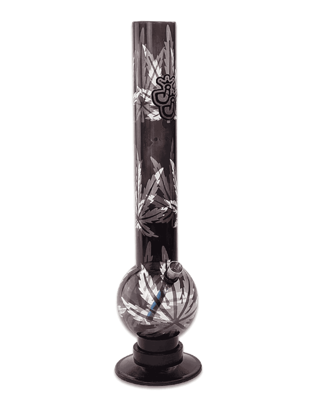 Aluminium-Chillum mit Stahlkopf und integriertem Sieb – Jelly Joker 40 cm Acrylbong