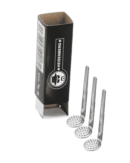 Gesamtansicht des Hängesiebe 15mm 3er-Sets aus Edelstahl von HEISENBERG