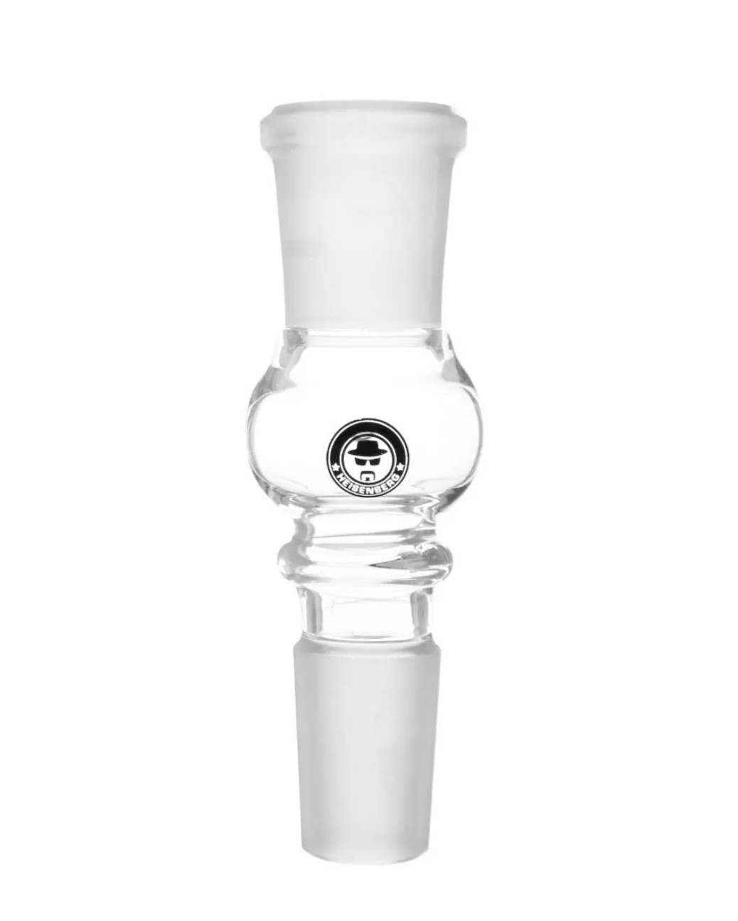 Heisenberg Aktivkohlefilter Adapter mit eingesetztem 12mm Seamine Glassieb und Aktivkohle