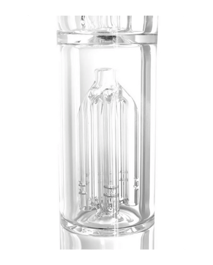 Schöne Beaker Bubble Color Arm Perc Glasbong mit Kickloch, Chillum und Head/Kopf von Heisenberg zum Rauchen von Kräutern.
