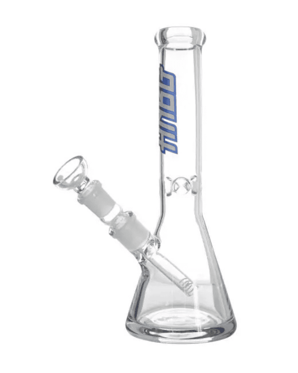 Heisenberg Blue Believer Bong, 27 cm, Frontansicht