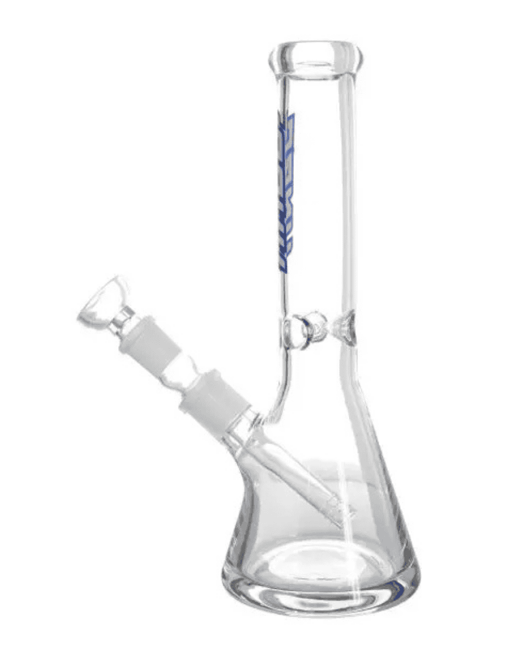 Heisenberg Blue Believer Bong mit sichtbaren Eiskerben