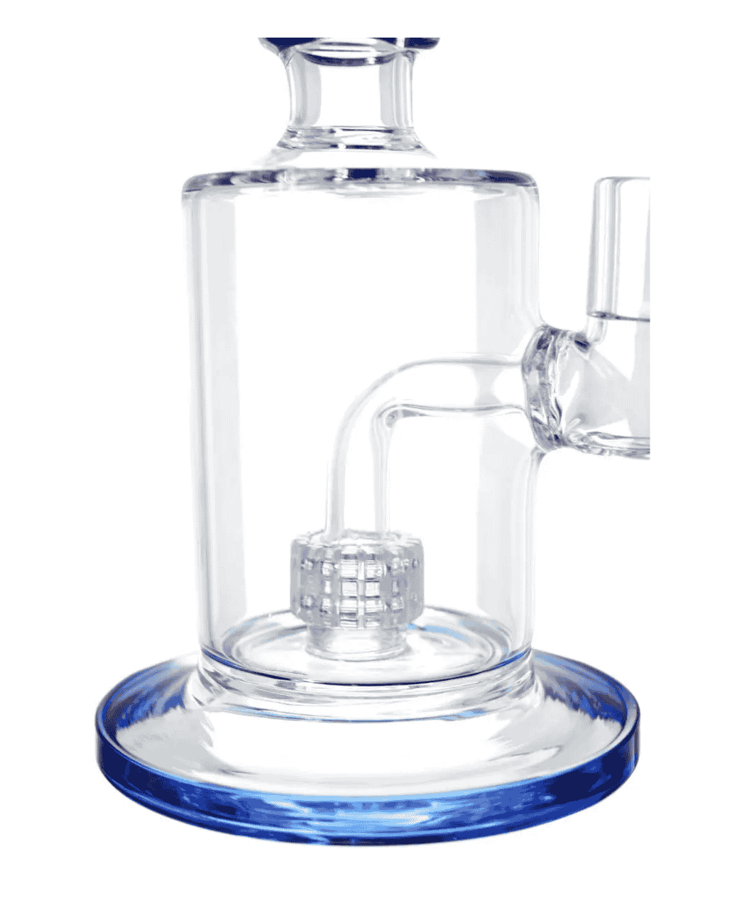 Schöne Blue Incubator Glasbong mit Head/Kopf von Heisenberg zum Rauchen von Öl und Konzentraten