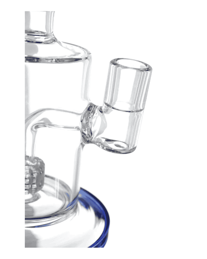 Schöne Blue Incubator Glasbong mit Head/Kopf von Heisenberg zum Rauchen von Öl und Konzentraten