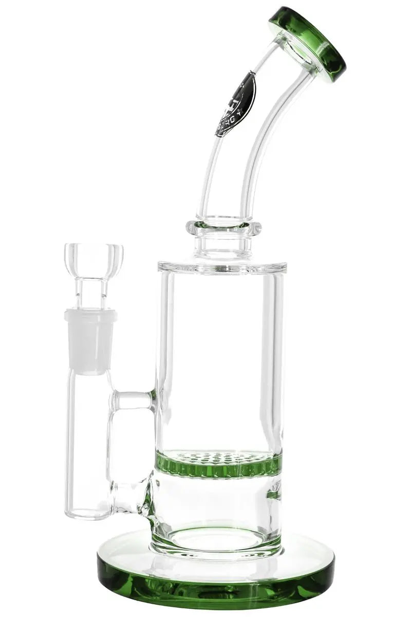 Schöne Honey Dude Green  Glasbong mit passendem Head/Kopf von Heisenberg zum Rauchen von Kräutern günstig kaufen.