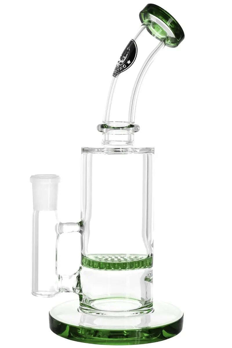 Schöne Honey Dude Green  Glasbong mit passendem Head/Kopf von Heisenberg zum Rauchen von Kräutern günstig kaufen.