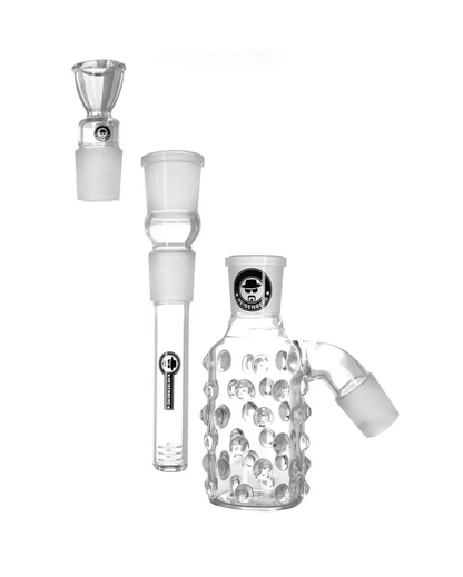 Seitenansicht des Heisenberg Illusion Vorkühlers 29.2, Detail der Glasperlen