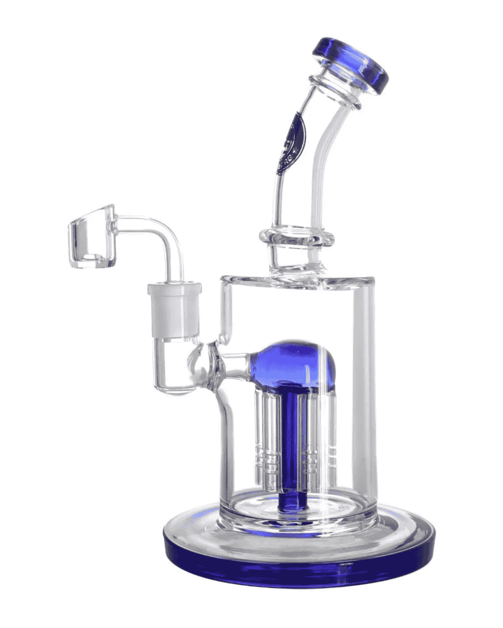 Heisenberg Incubator V1 Dab Rig in Blau, Vorderansicht