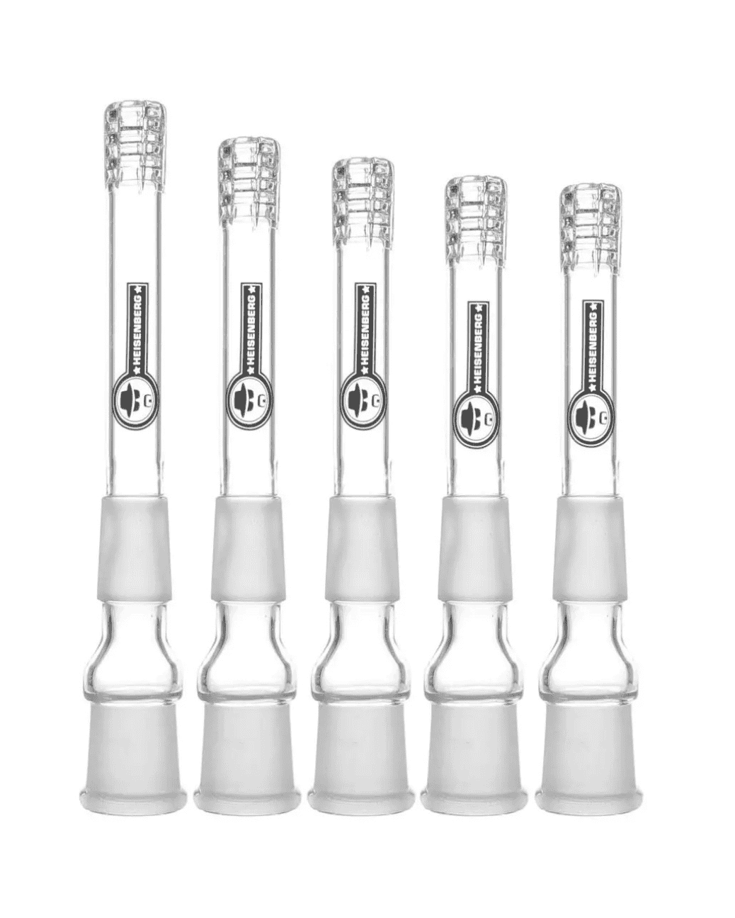 Seitenansicht des Heisenberg Matrix Diffusor Chillums mit 18.8>18.8 Anschluss und 13,5 cm Länge