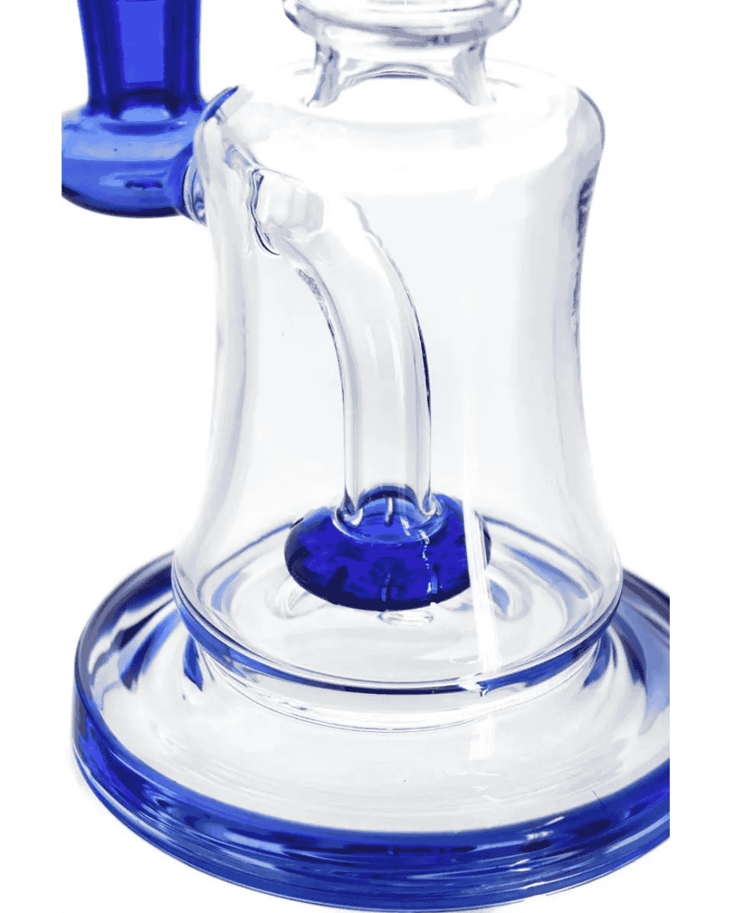 Nahaufnahme des 90° Quarzglas Bangers der Heisenberg Oil Dab Step 14.5 mit 14.5 mm male Schliff.