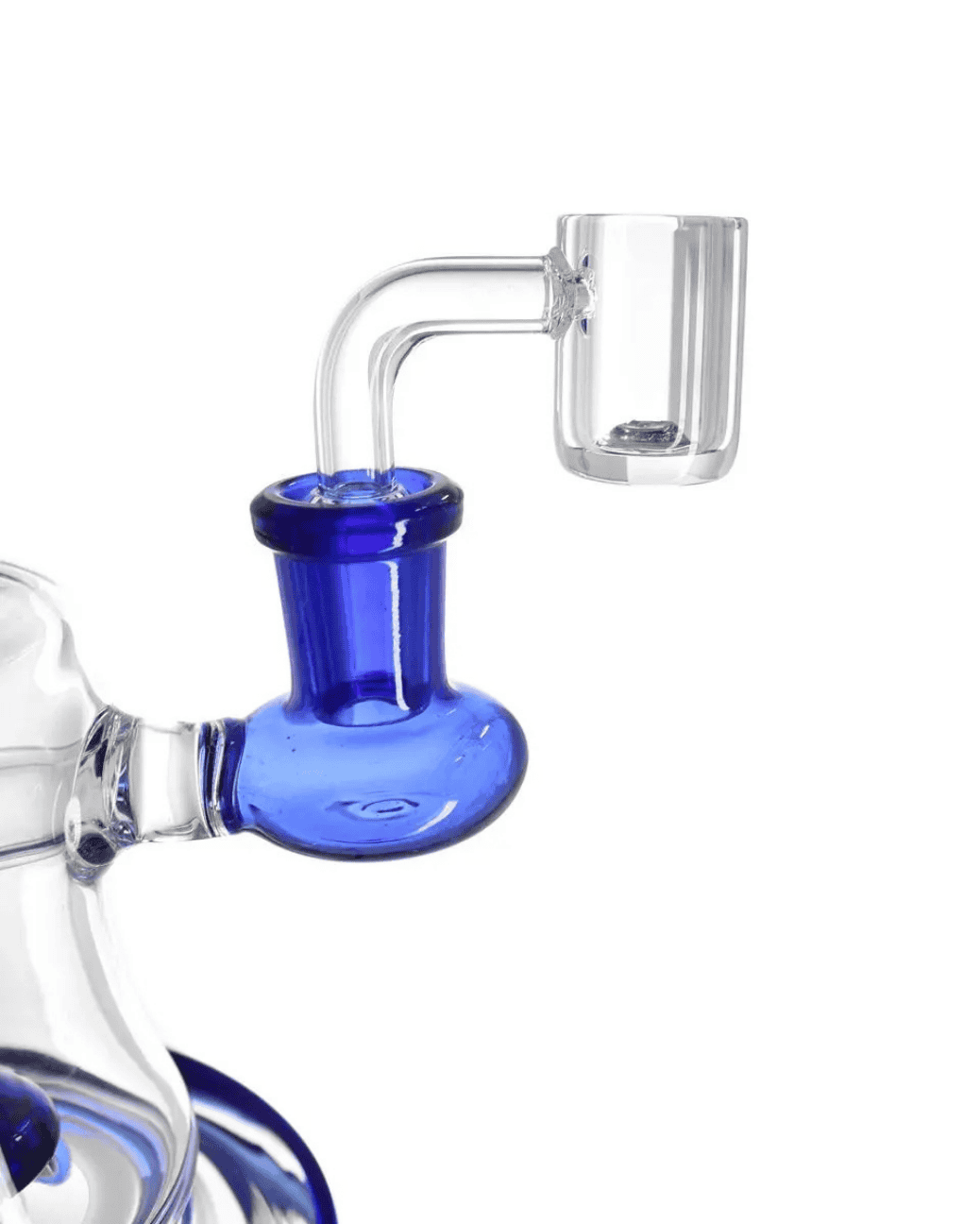 Obenansicht der Heisenberg Oil Dab Step 14.5 Mini Bong mit einem Durchmesser von 90 mm.