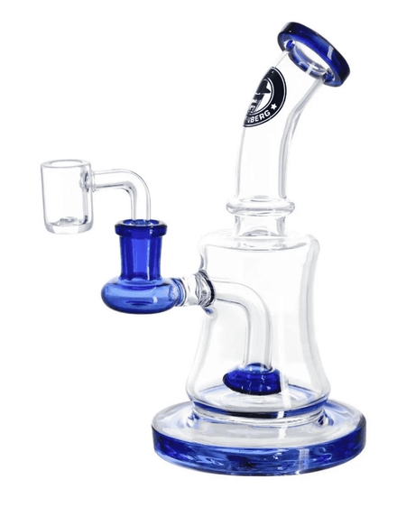 Gesamtansicht der Heisenberg Oil Dab Step 14.5 Mini Bong zum Verdampfen von Öl mit Circ Diffusor.