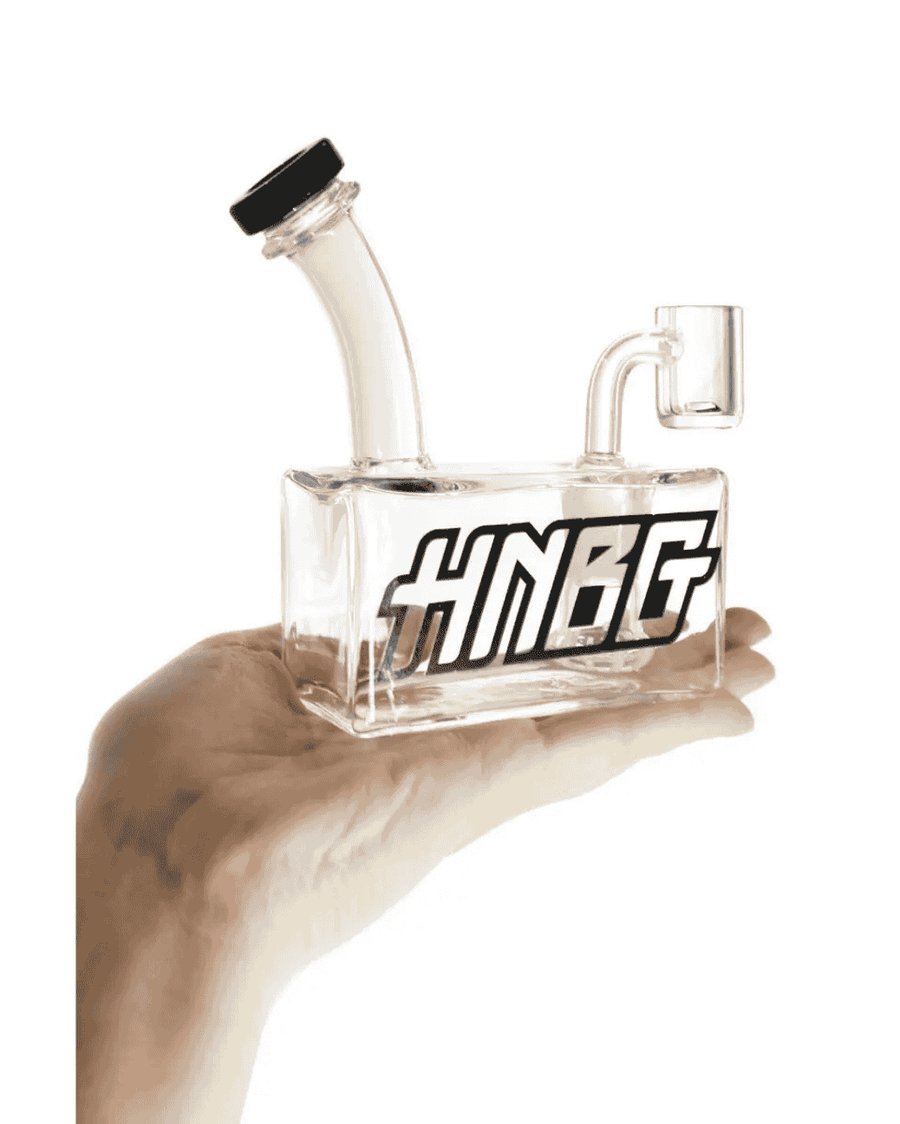 Heisenberg Poco Loco 14.5 Oil Rig Mini Dab Bong, Frontansicht