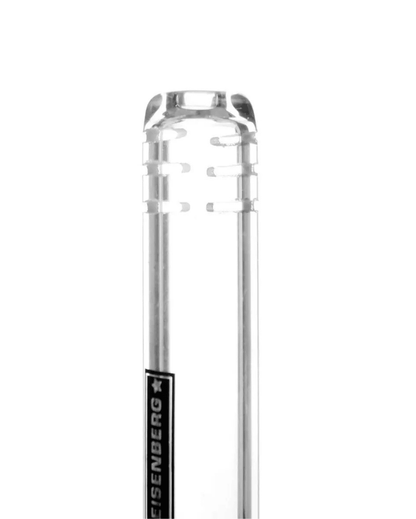 Detailansicht des Heisenberg-Logos auf dem Schlitzloch Diffusor, 11 cm, eine Garantie für Qualität und Design.