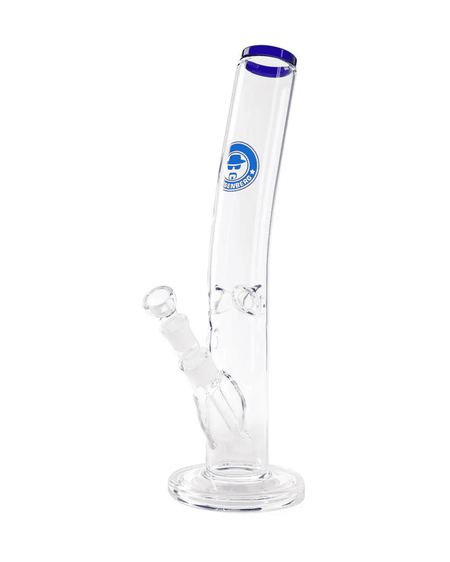 Schöne Heisenberg_Slick_Rick Glasbong mit passendem Chillum und Head/Kopf von Heisenberg zum Rauchen von Kräutern.
