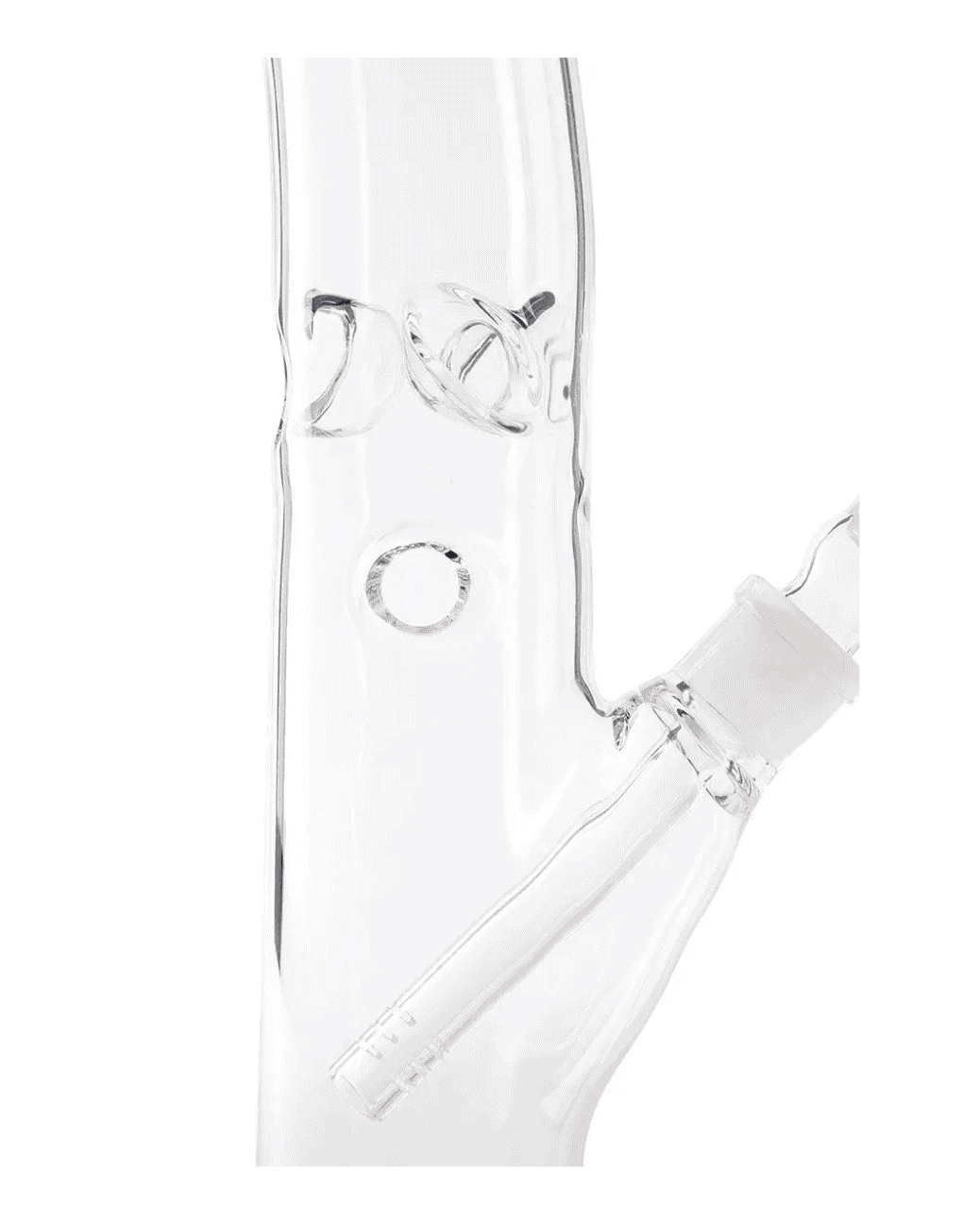 Schöne Heisenberg_Slick_Rick Glasbong mit passendem Chillum und Head/Kopf von Heisenberg zum Rauchen von Kräutern.