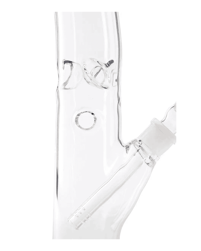 Schöne Heisenberg_Slick_Rick Glasbong mit passendem Chillum und Head/Kopf von Heisenberg zum Rauchen von Kräutern.