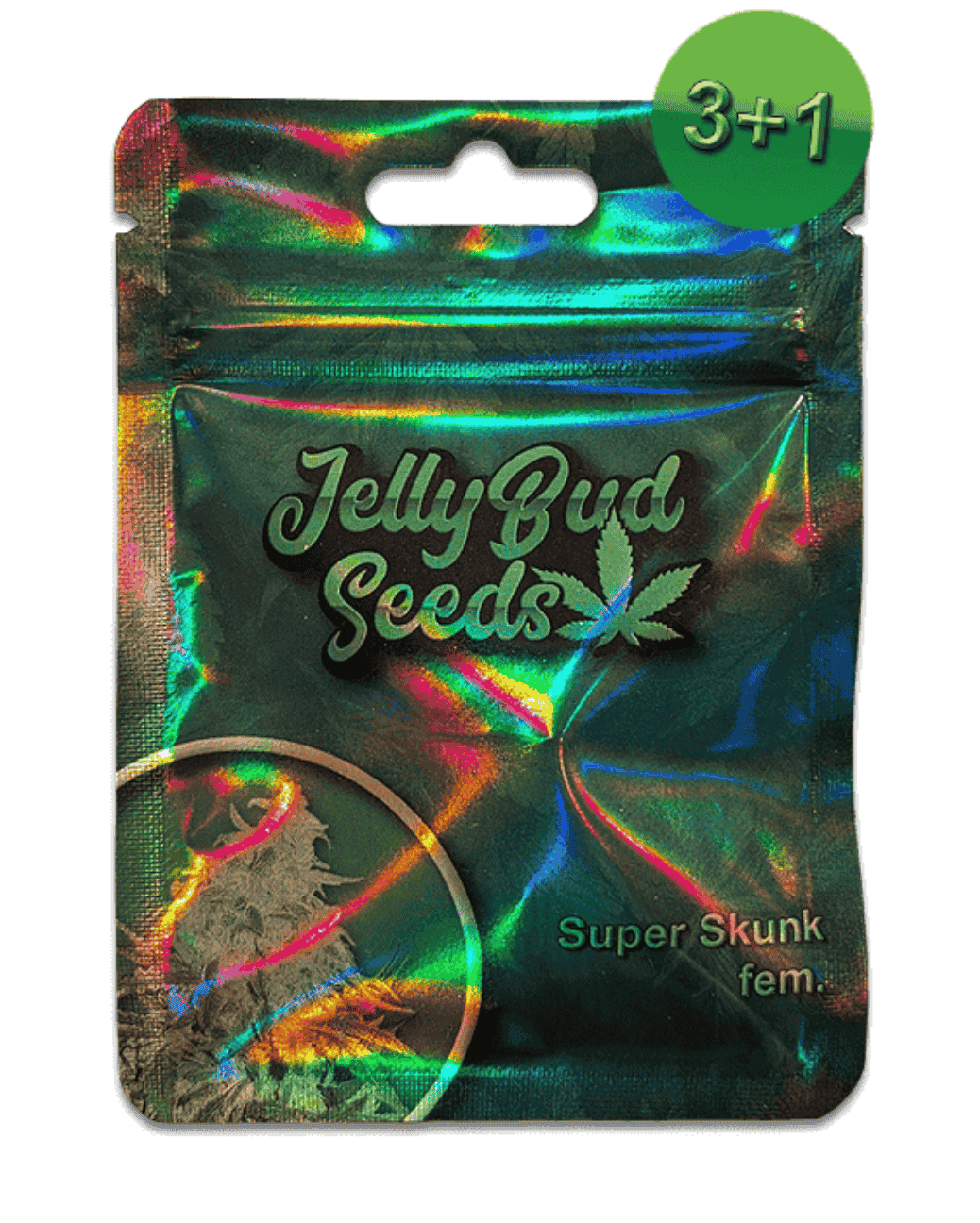 Super Skunk 3+1 Cannabis Samen von Jelly Bud Seeds