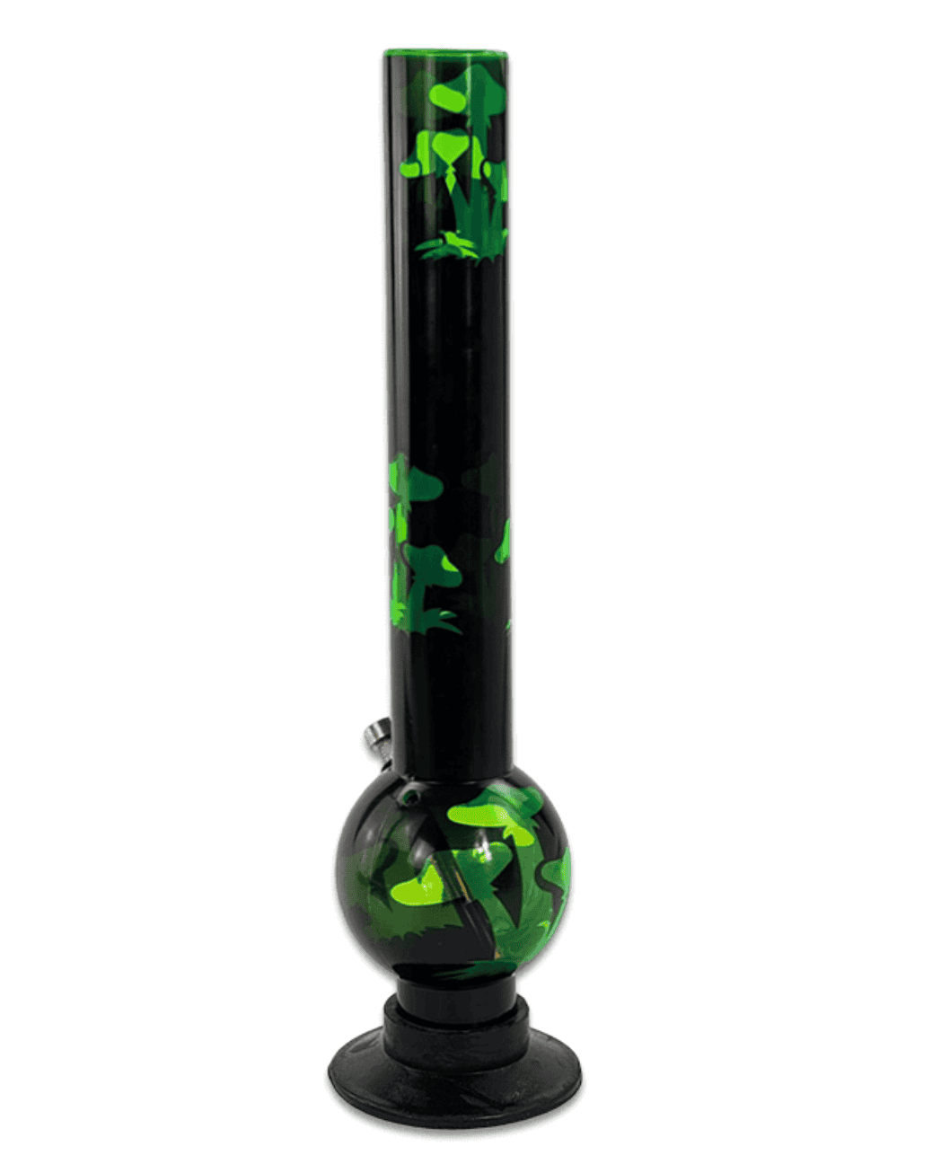 Pilz-Bong 40 cm aus Acryl mit stabilem Gummifuß – Modell MUSH Green von Jelly Joker