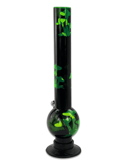 Pilz-Bong 40 cm aus Acryl mit stabilem Gummifuß – Modell MUSH Green von Jelly Joker