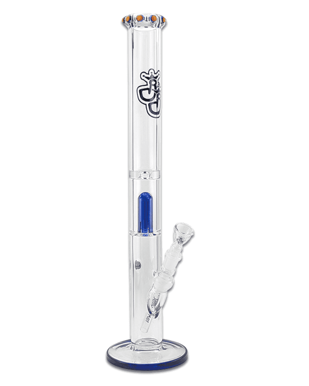 Jelly Joker Blue Star Bong 55cm Frontansicht