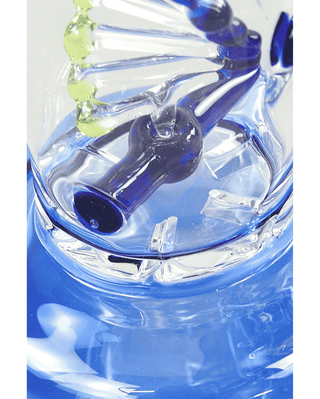 Kompakte 27cm DNA Bong – durchgefärbtes Glas