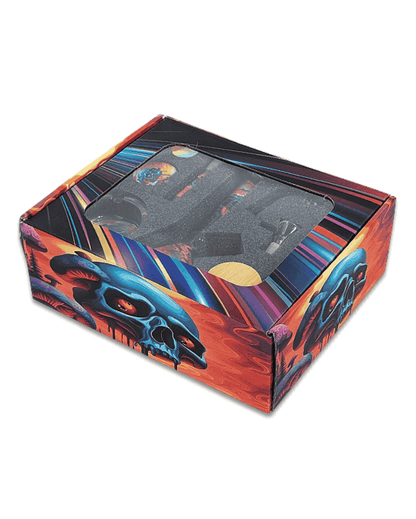 Komplett-Set Shroom Skull mit Grinder und Tray