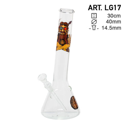 SmoKing Glasrohr | H: 30cm Ø: 40mm | NS 14.5mm