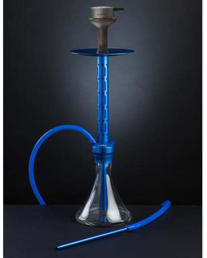 Detailansicht des stabilen Glaskopfes der Lava UNITED Shisha mit einem Bodendurchmesser von ca. 200 mm.