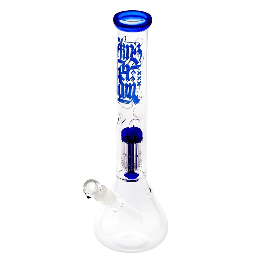 Amsterdam Bong Glas mit 8-Arm Perkolator