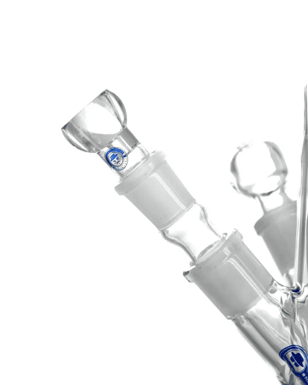 Stabiler Rundfuß der Machine 3.0 Glasbong von Heisenberg mit einem Durchmesser von 12 cm